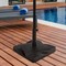 Pure Garden 44lbs Square Umbrella Stand Outdoor Base, Black 50-LG1358 - alternate 2